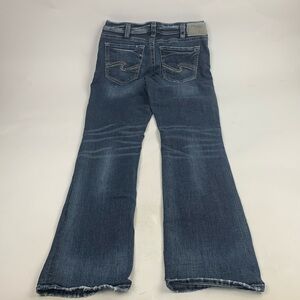 Silver Jeans Suki High Slim Bootcut Fluid Denim Jeans Size 30 Long Inseam